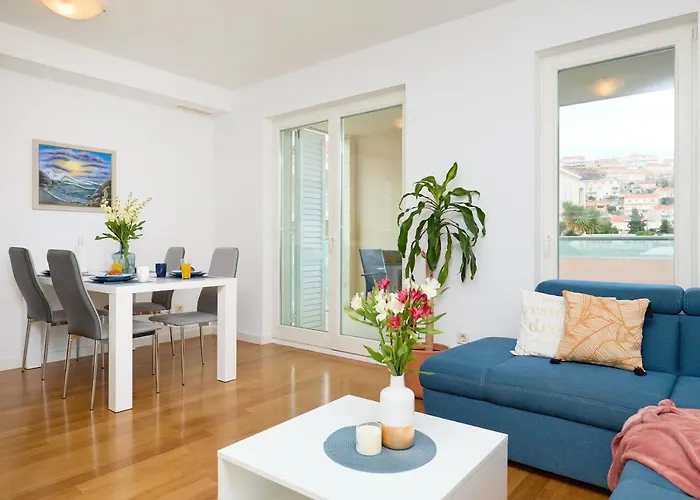Beachfront Luxury Complex 2bd Sunset 公寓 杜布罗夫尼克
